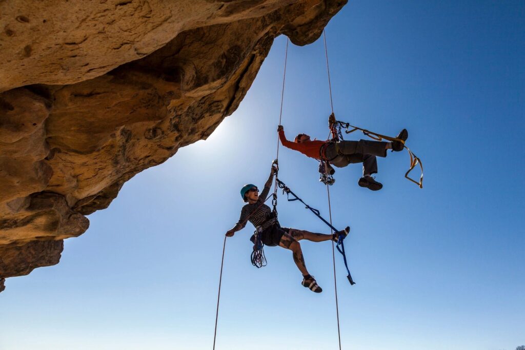 rock climbing